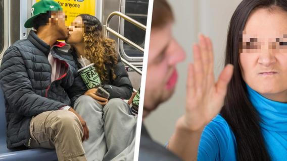 Weil sie das Küssen gestört hat: Frau geht auf Pärchen in bayerischem Zug los