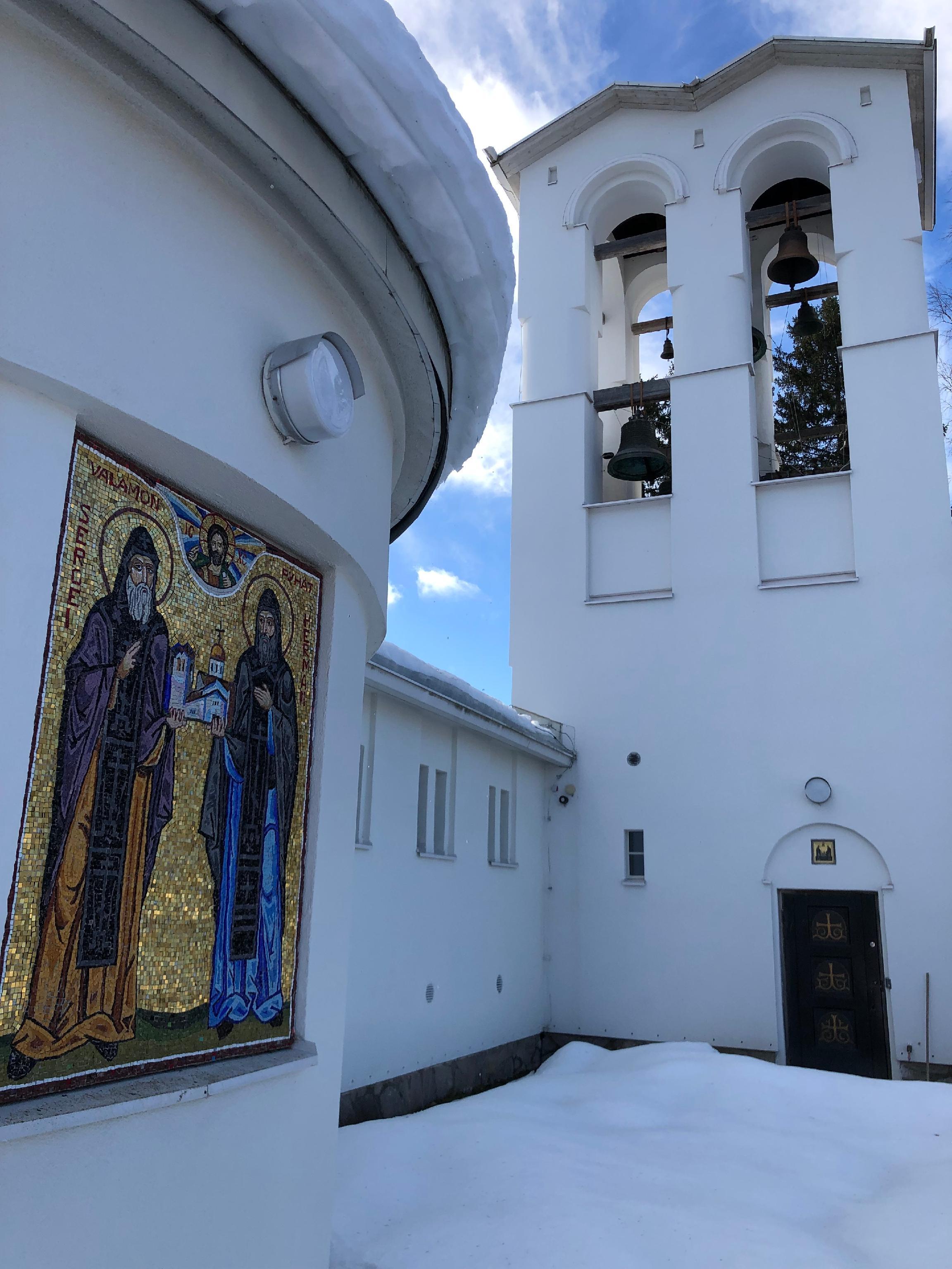 Die orthodoxen Mönche des Klosters Valamo haben ihre Hauptkirche der "Gottesmutter" gewidmet, ihrer Ikone.