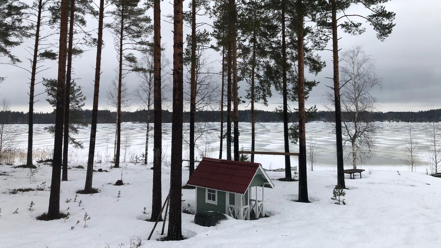 In der Stille liegt die Kraft: Blockhütte am Saimaa-See.