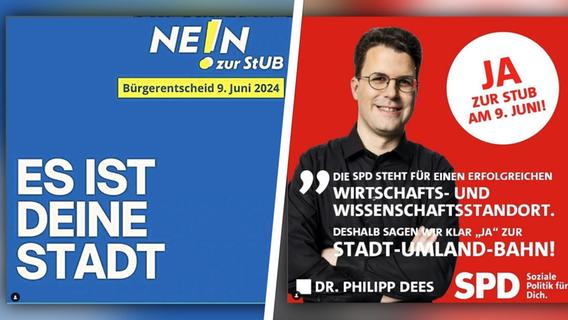 StUB-Entscheidung in Erlangen: Online tobt bereits der Wahlkampf