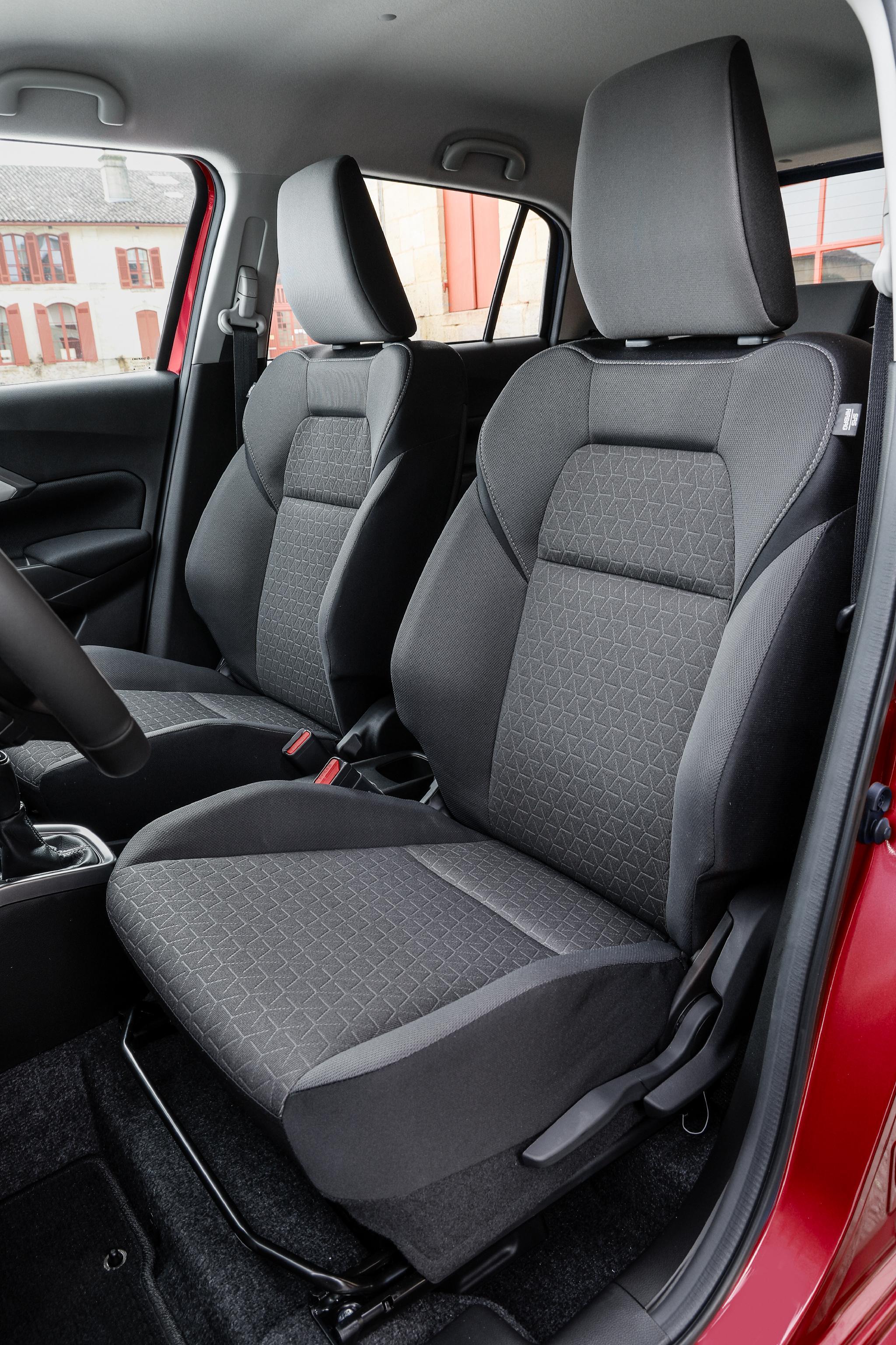 Vorne sitzt man bequem.