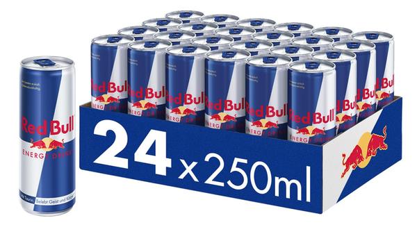 24 Dosen Red Bull zum unschlagbaren Preis.