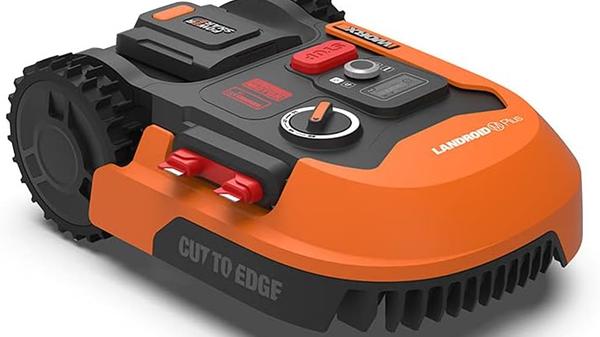 Der Mähroboter ist für kleine bis mittlere Gärten geeignet.