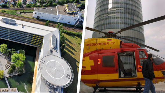 Warum der Hubschrauber-Landeplatz der Nürnberger Versicherung beim Bau für große Aufregung sorgte