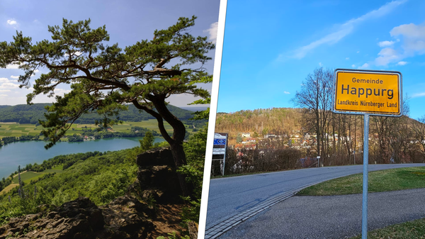 Collage Wandern Houbirg Happurg