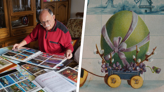 25.000 Postkarten aus aller Welt: Helmut Billing aus Abenberg zeigt seine Schätze zu Ostern
