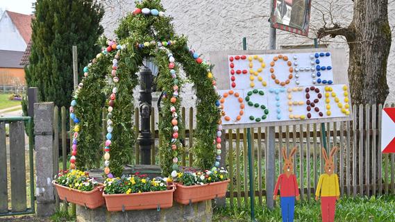Osterbrunnen: So schön wurden sie in diesem Jahr in Schwabach und dem Landkreis Roth geschmückt