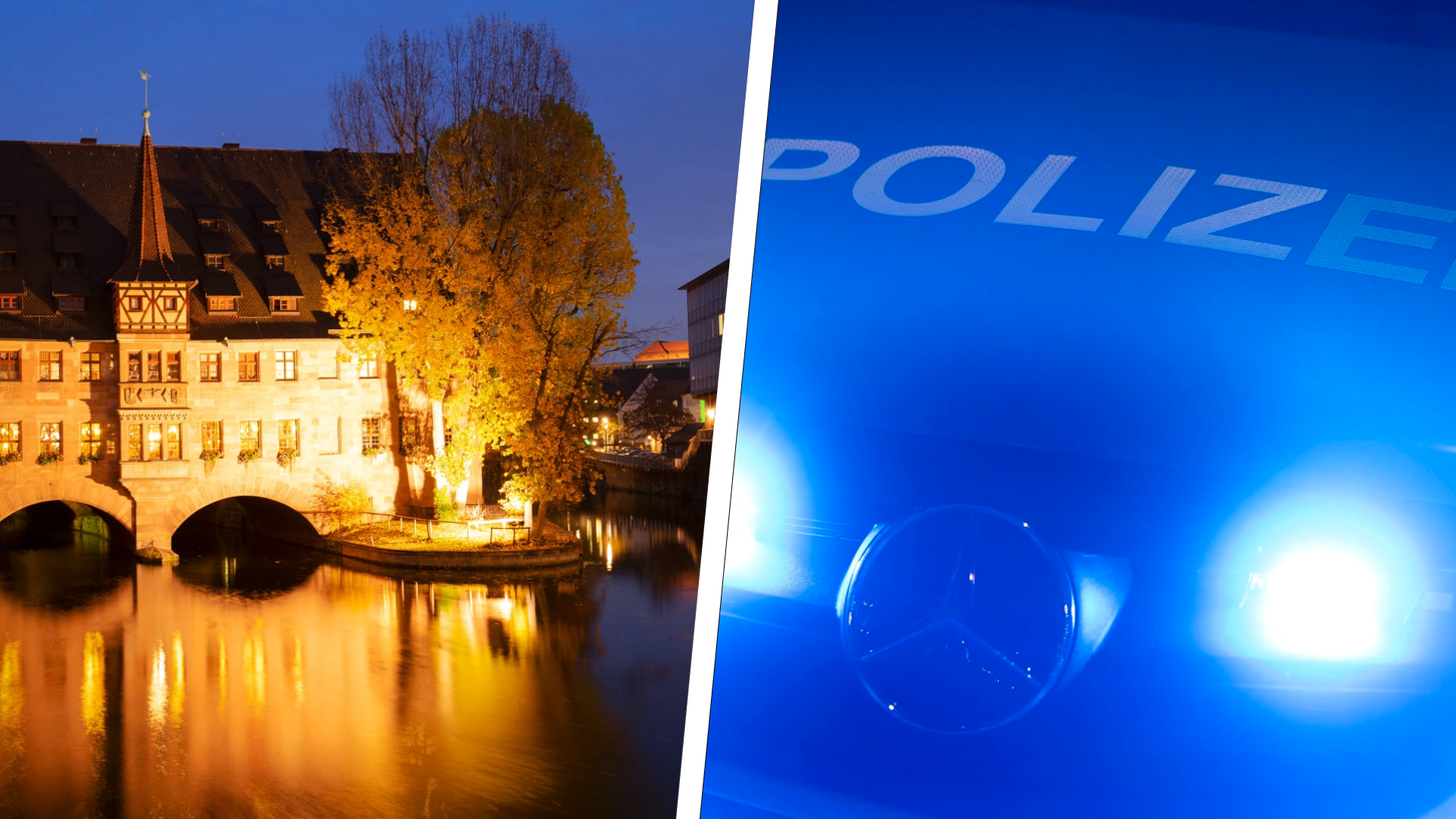 Ein vermisster Mann sorgte in der Nacht auf Freitag für einen Polizeieinsatz in der Nürnberger Innenstadt.
