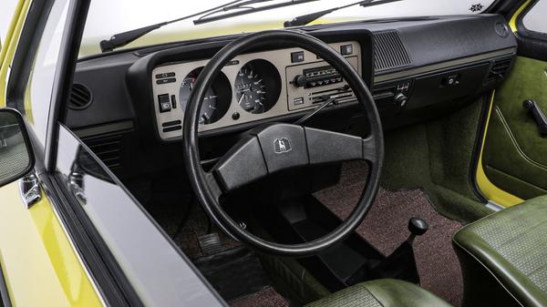 So schlicht präsentierte sich das Cockpit.