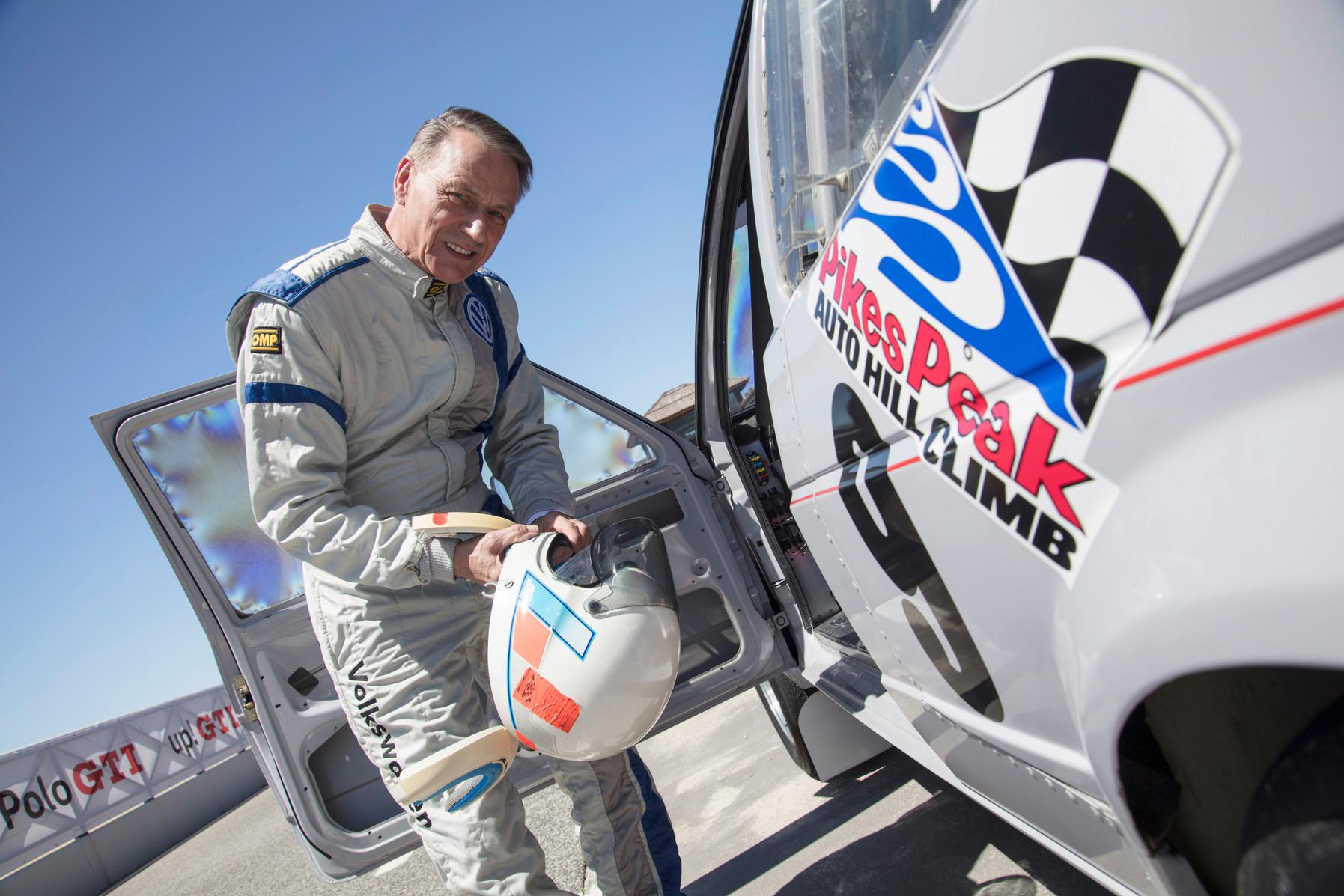 Pilot Jochi Kleint - bereits auf Bestzeitkurs - musste allerdings kurz vor dem Ziel wegen eines Defekts an der Radaufhängung aufgeben.