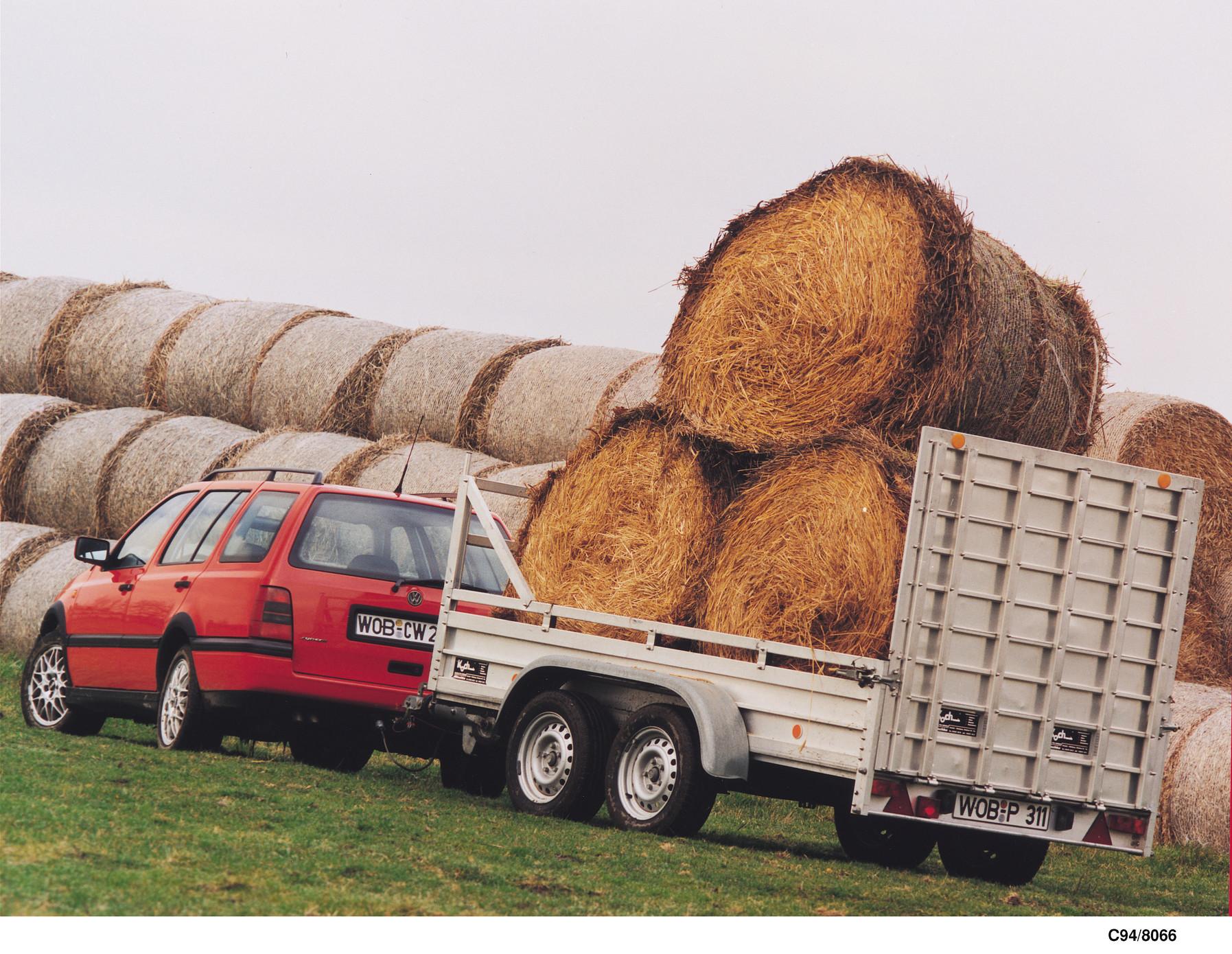 Im Arbeitseinsatz: Golf III Variant mit VR6-Motorisierung und Allradantrieb.