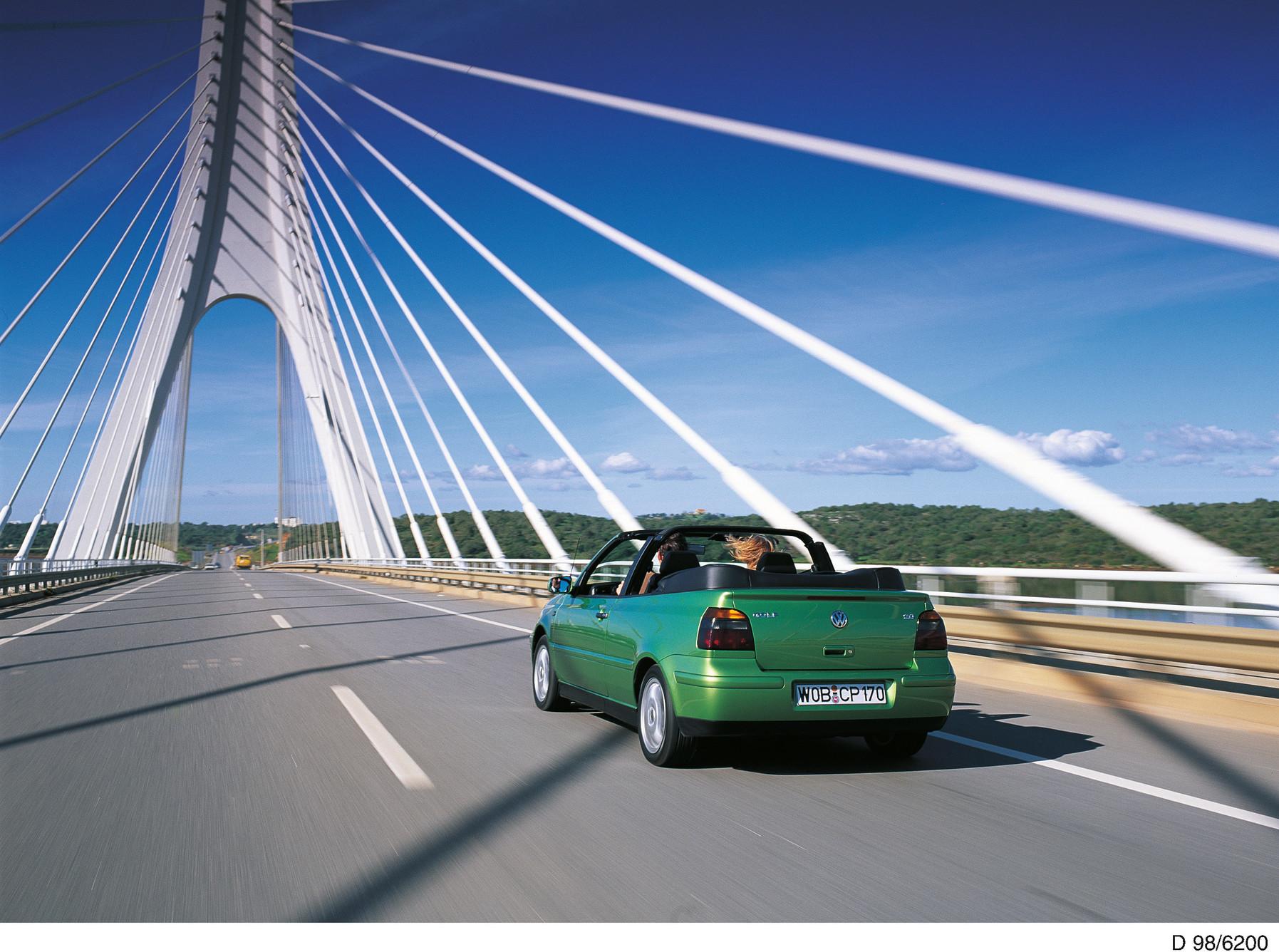 Sommerfrische: Golf V als Cabrio.