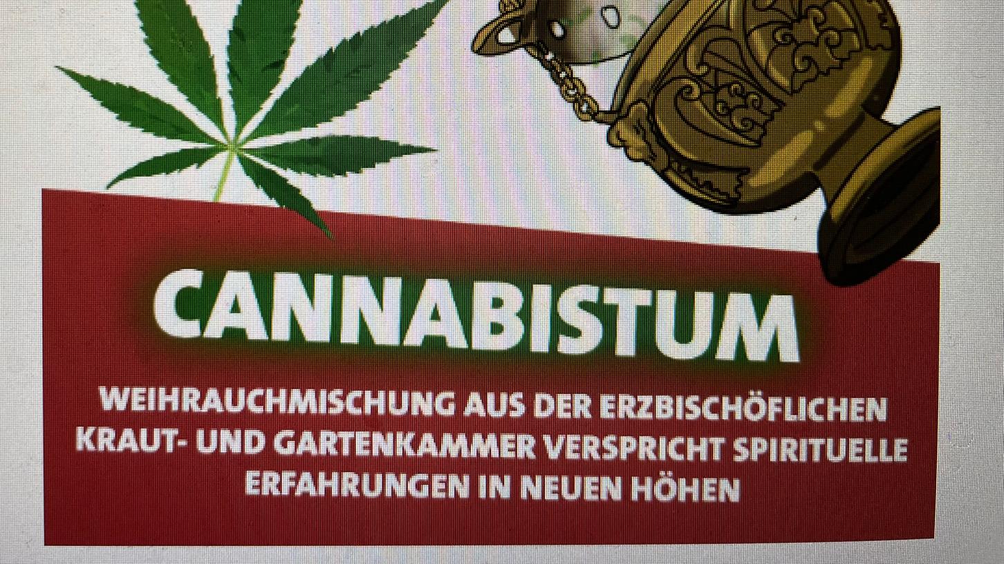 Einmaliges Angebot: Das Erzbistum Bamberg pries die besondere Duftnote "Cannabistum" an.