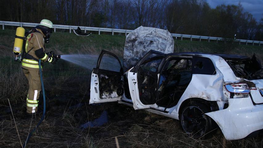 Die Feuerwehr löschte den Brand rasch.