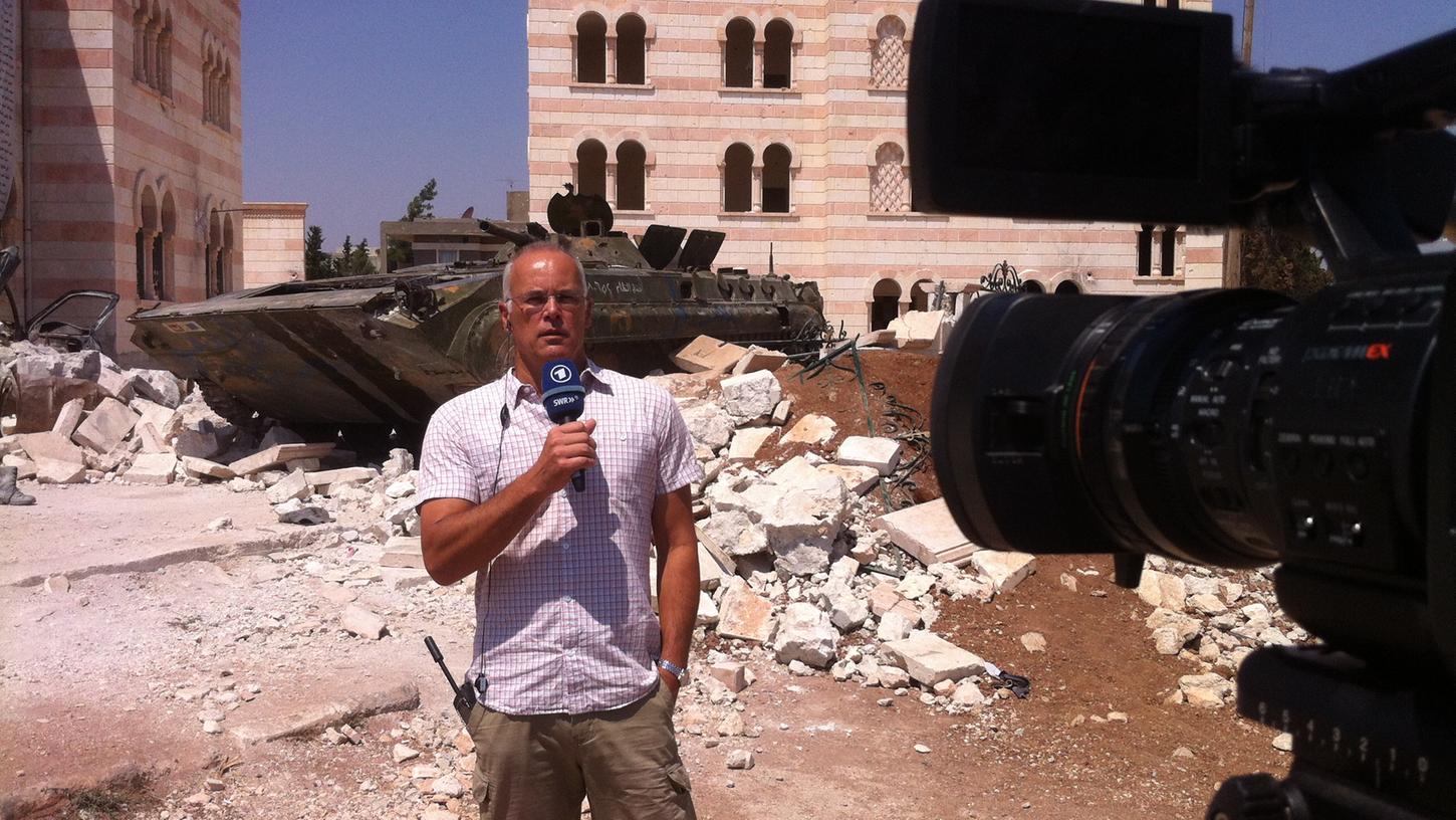 Vertrautes Bild: Stefan Maier berichtete als Korrespondent für die ARD von den Brennpunkten dieser Welt, unter anderem aus Syrien.  