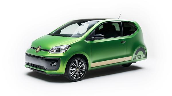 Weil VW die Produktion des Up schon eingestellt hat, kauft Geparda gebrauchte Exemplare und baut sie um. Verkauft werden sie zu rund 20.000 Euro.