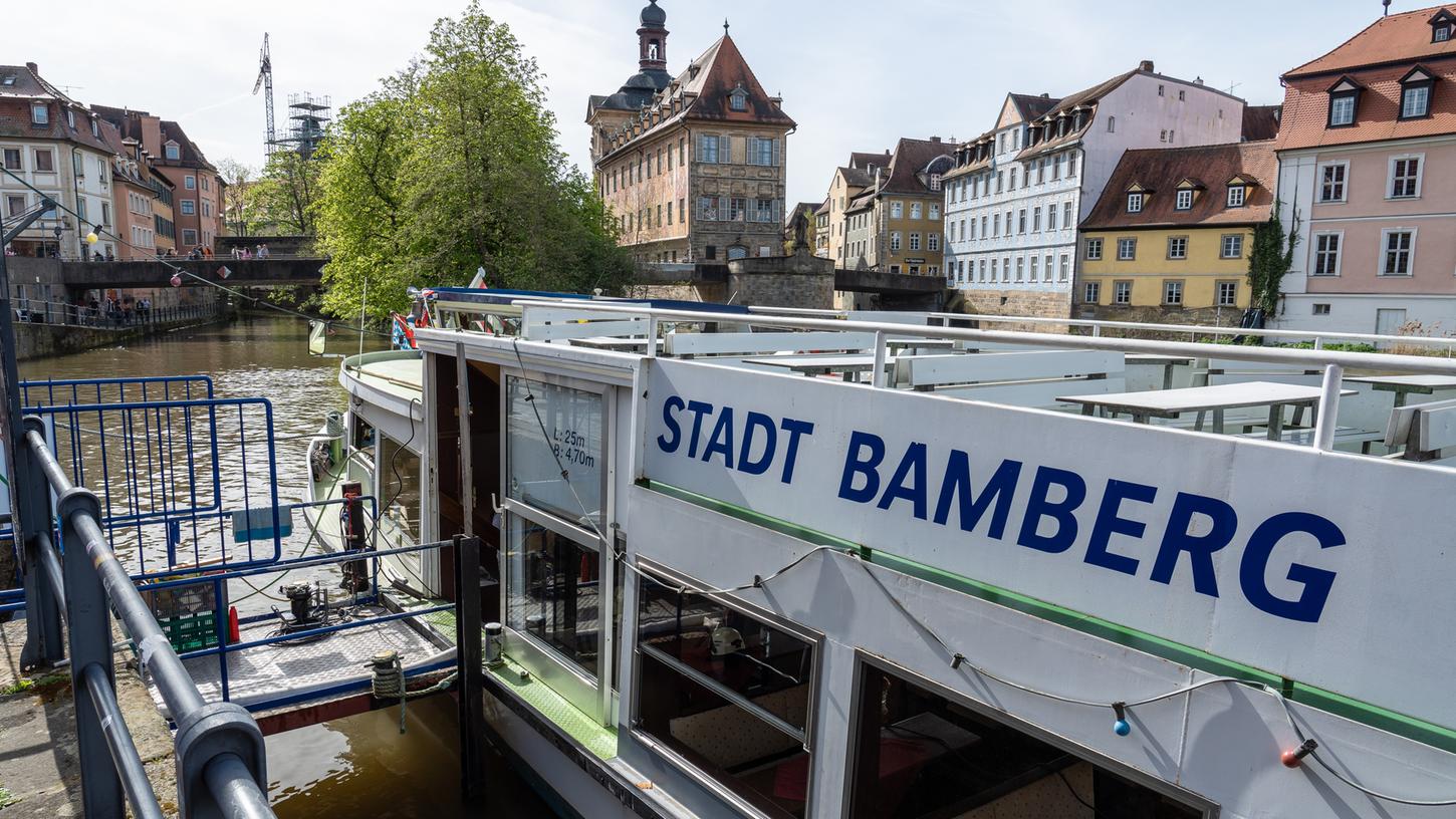 Beliebtes Ausflugsschiff: Die "Stadt Bamberg".