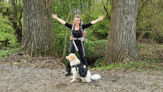 Mehr als 15.000 Euro gesammelt: Herzkranke Ebermannstädterin läuft mit ihrem Hund 193.000 Schritte