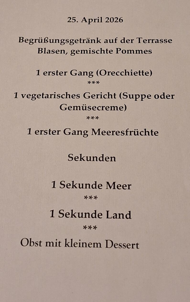 Sekunde Meer