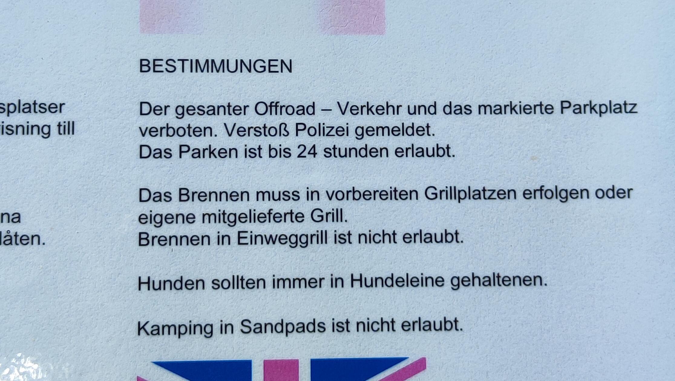 „Auf einem Wanderparkplatz in Schweden gab es dieses Schild“, schreibt uns Leser Dieter Barnickel aus Forchheim.