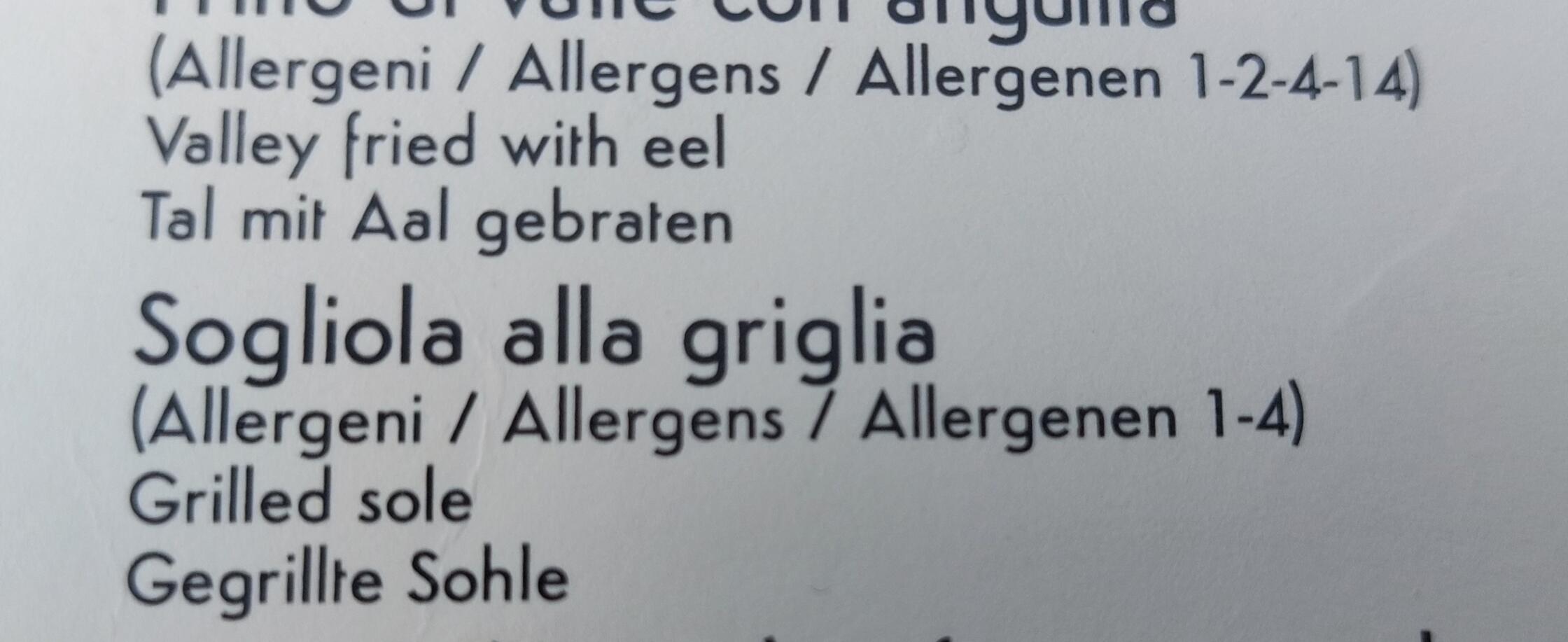 „Die beiligenden Speisen habe ich in einer Trattoria in Comacchio, Italien entdeckt“, schreibt unser Leser Norbert Weschta per E-Mail.  
