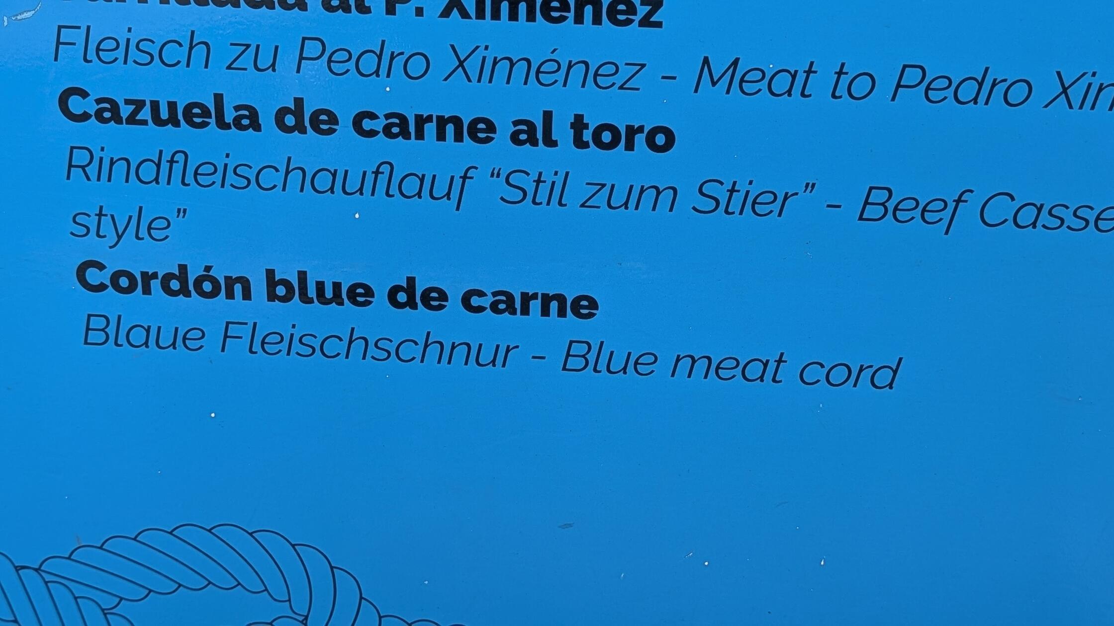 „Aufgenommen in Südspanien in einem Lokal in Conil de la Frontera“, schreibt uns Leser Christof und Andrea Ohnesorge aus Schwabach.