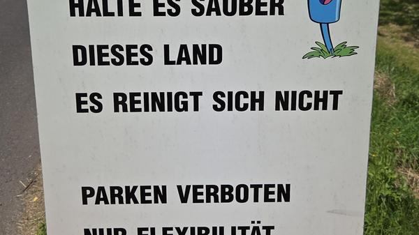 „Gesehen bei einer Rast am Elbe-Radweg zwischen Decin und Hrensko in Tschechien“, schreibt unser Leser Gerhard Zimmermann aus Heroldsberg.