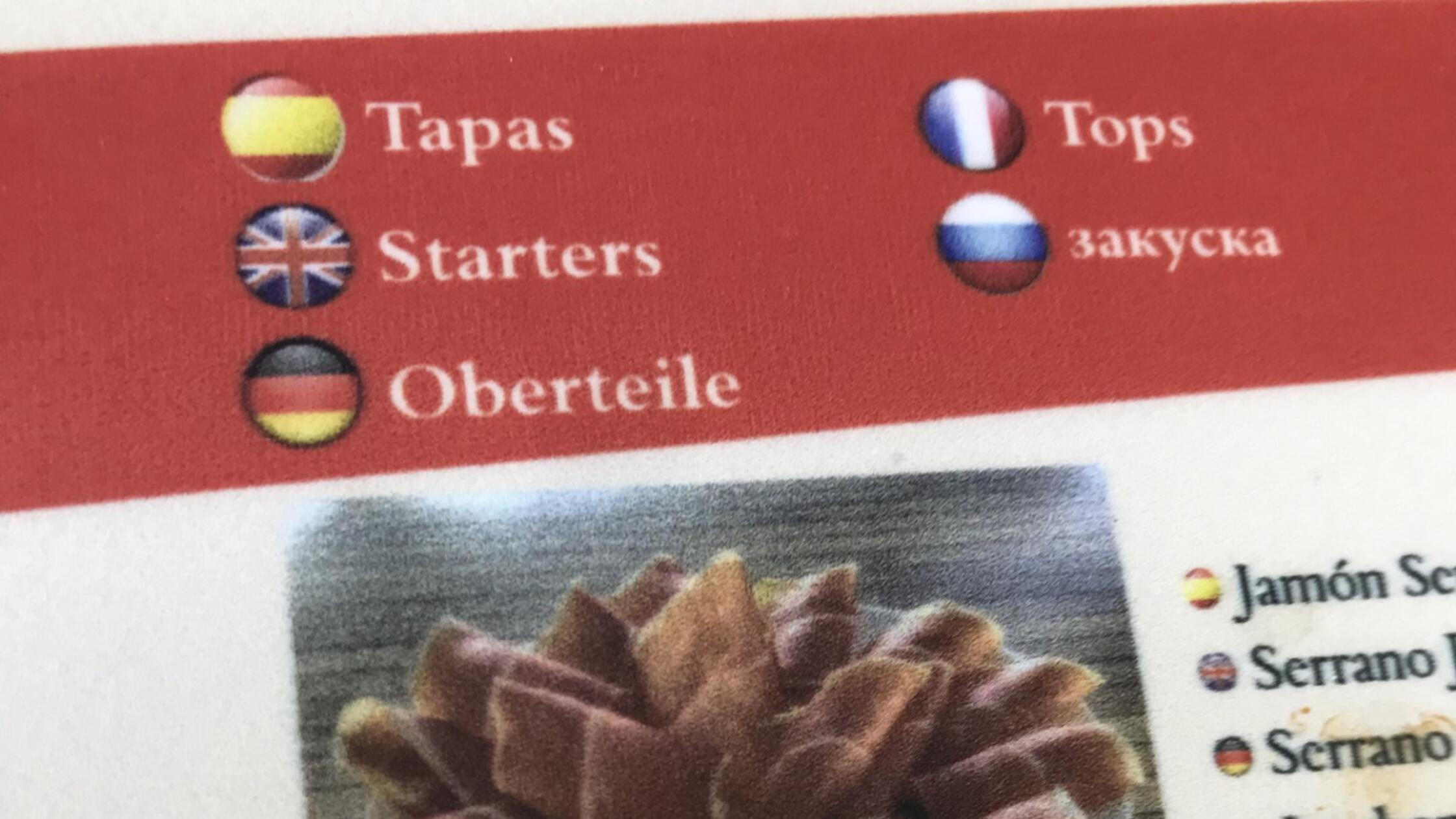 „Gesehen in einer Tapsbar auf Teneriffa/ Santa Cruz“ von unserer Leserin Angelika Decker aus Roth.