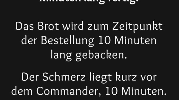 „Das habe ich in einem Restaurant in Benidoleig/Spanien fotografiert“, schreibt uns Leserin Tina Fürst aus Schwabach.