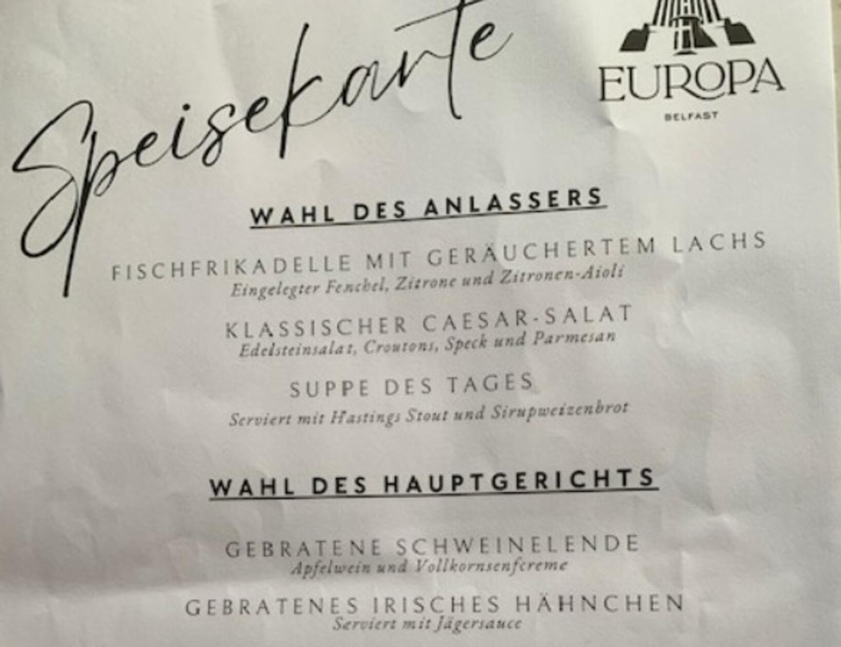„Der Starter gab uns Anlass zur Freude! Viele Grüße von Eurer Abonnentin I. Tiller aus Belfast, Nordirland“, schreibt uns unsere Leserin.
