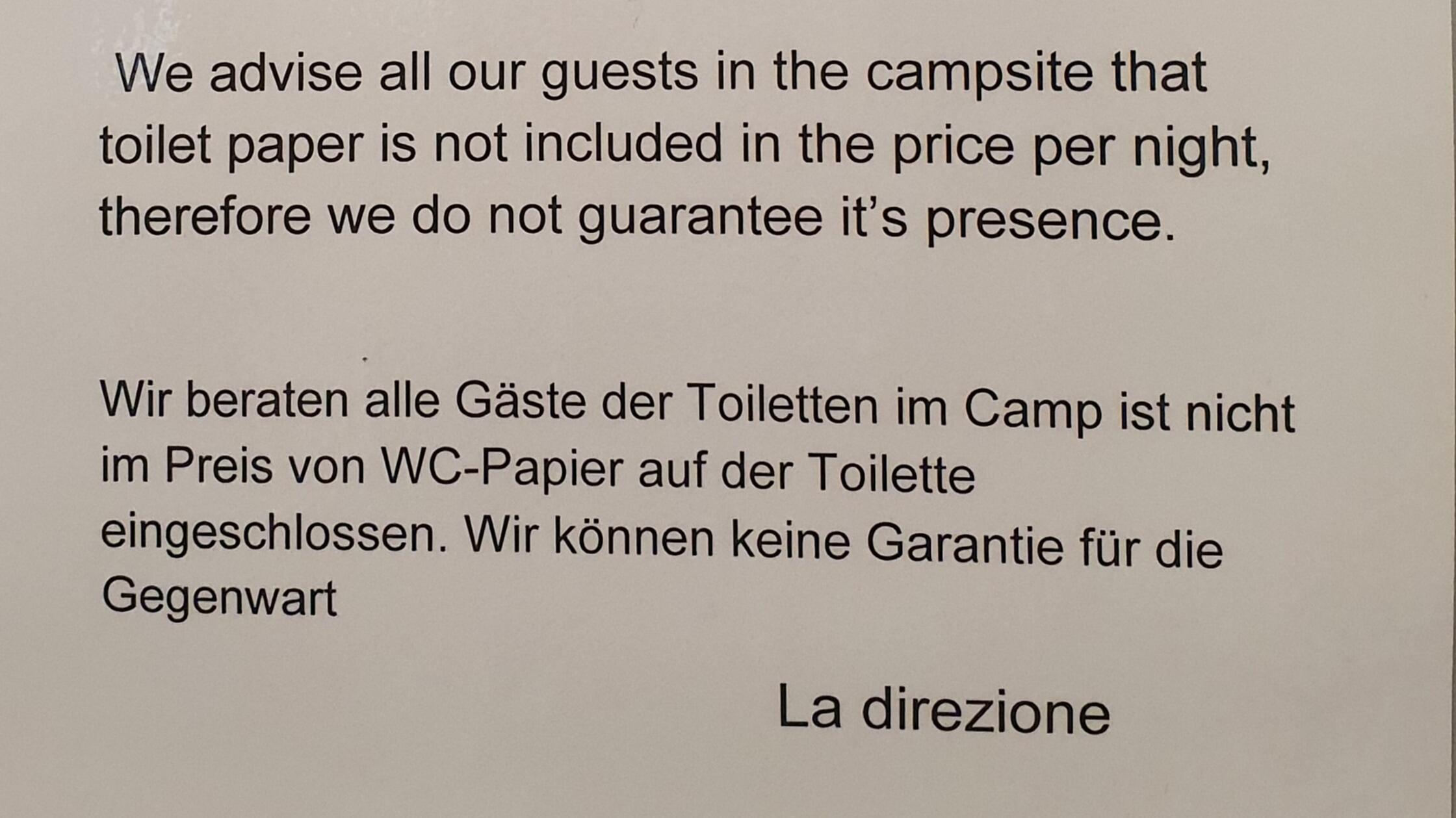 "Das haben wir gesehen auf einem Campingplatz in Alba im Piemont (Italien)", schreibt uns Ute Steckbeck aus Nürnberg.