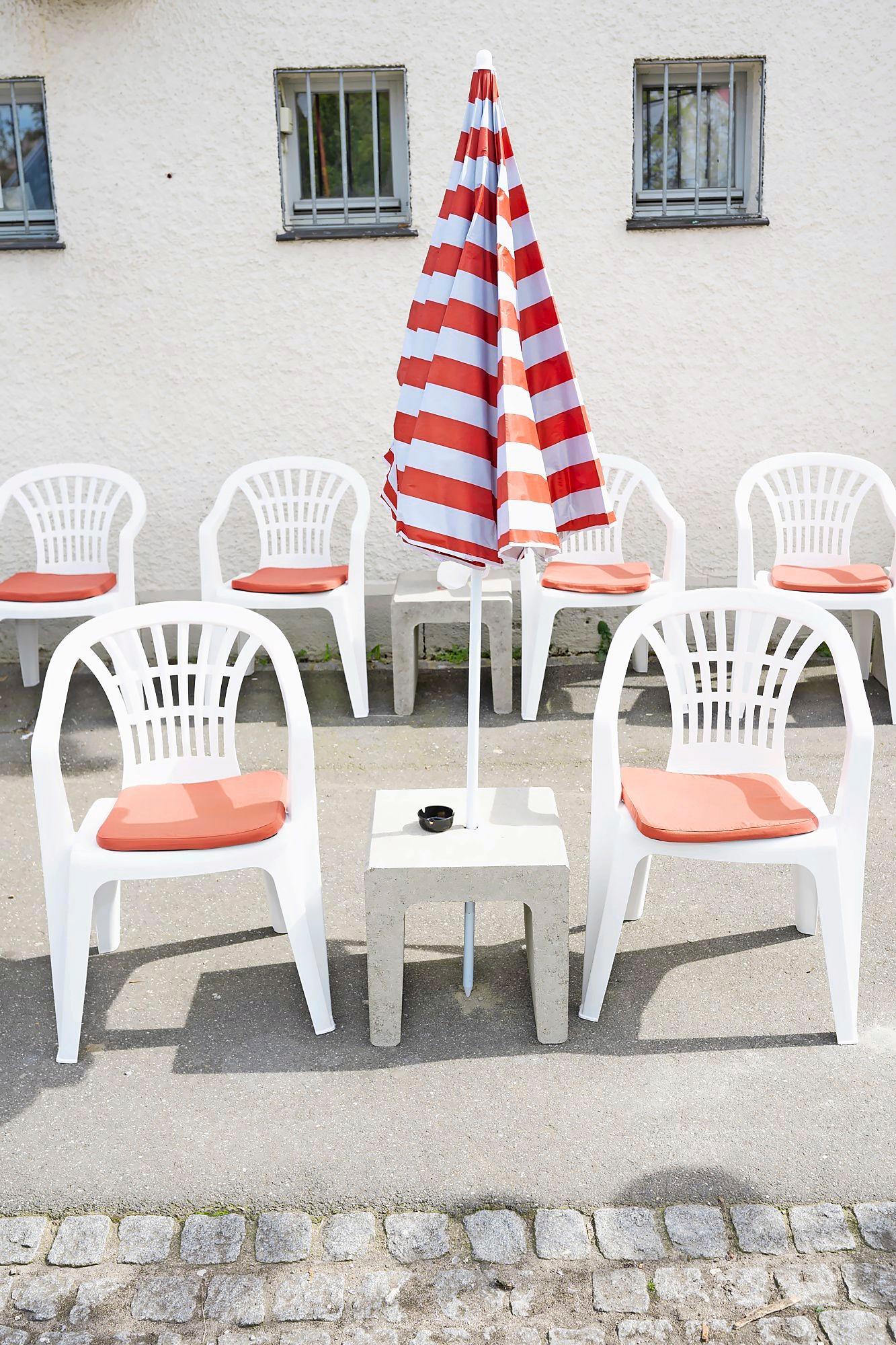 Das Farbschema ist klar. „Ein Hauch Dolce Vita in Gostenhof“, sagen Stammgäste. 