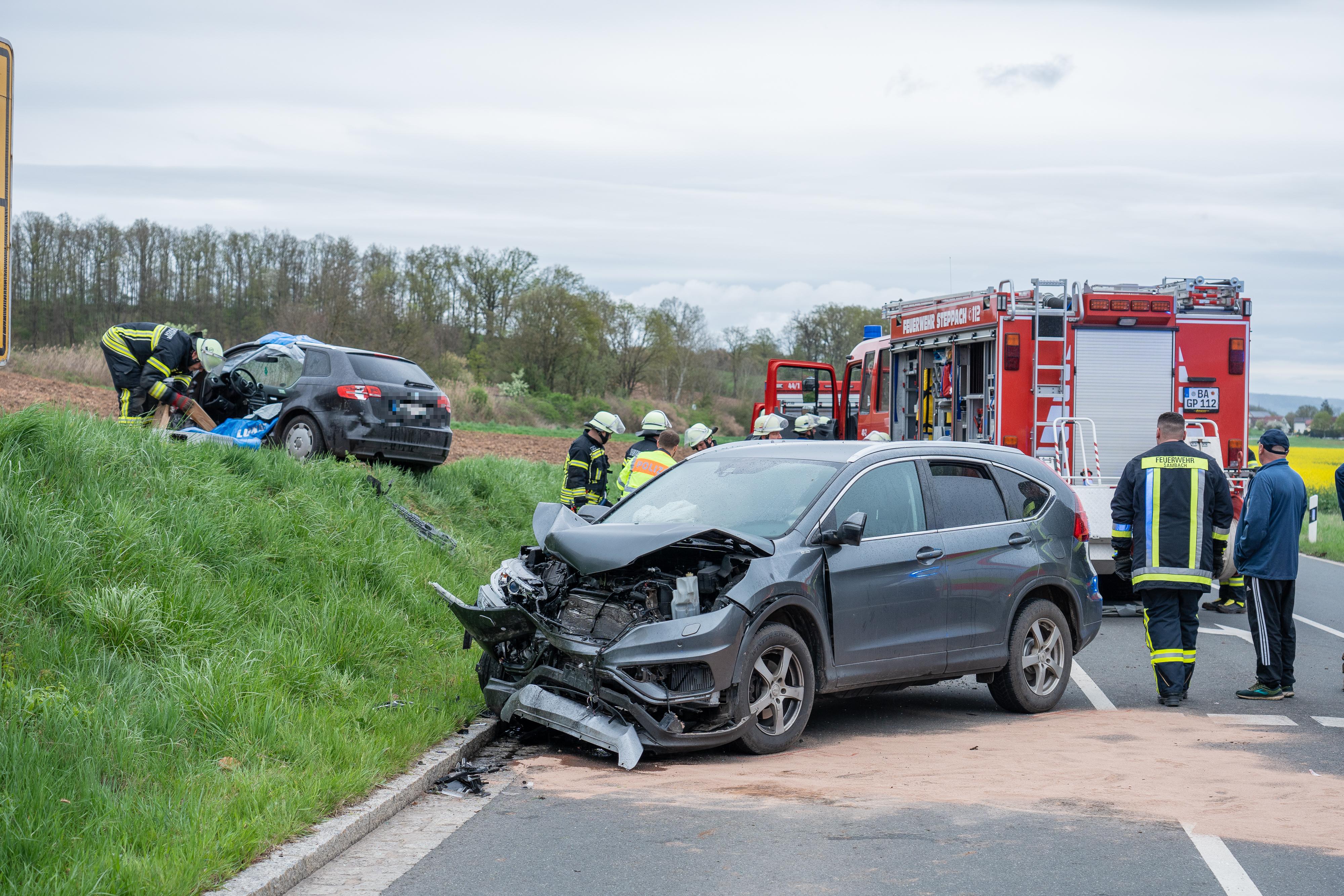 Heftiger Unfall Im Landkreis Bamberg - Drei Personen Verletzt