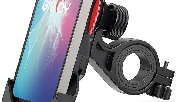 Die Halterung lässt sich um 360 Grad drehen.