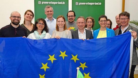 Europawahl-Auftakt der Grünen in Erlangen mit Gästen