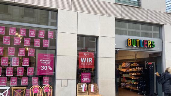 Ausverkauf in Butlers-Store in Erlangen: Deko-Kette schließt