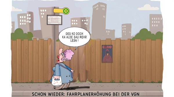 Schon wieder Fahrplan-Erhöhung bei der VGN