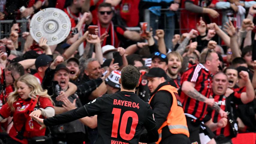 Bilder für die Ewigkeit: So feiert Leverkusen die erste Meisterschaft der Vereinsgeschichte