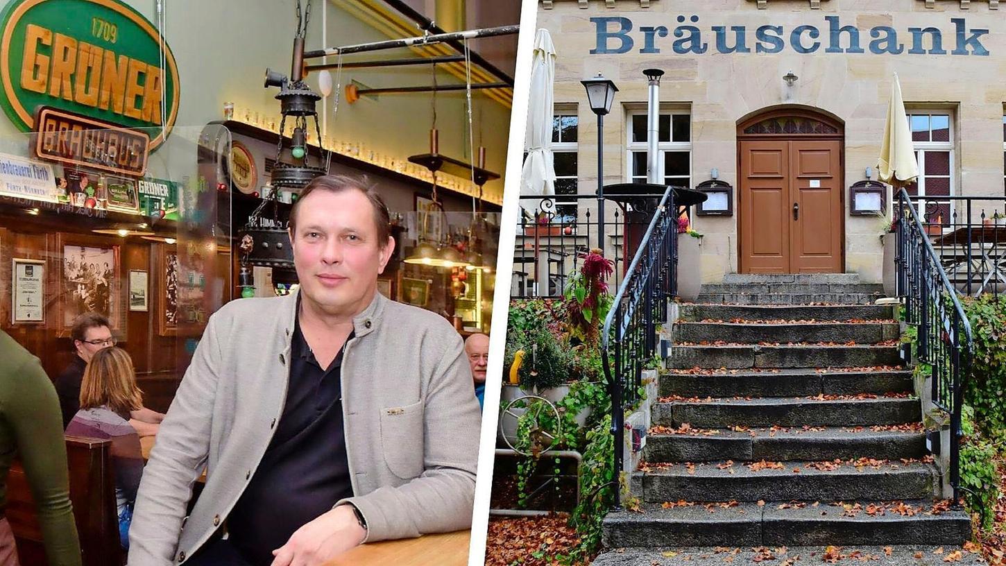 Wirt Michael Urban freut sich auf den Start in Zirndorf: Die Traditionsgaststätte Bräuschank öffnet in Kürze die Türen.