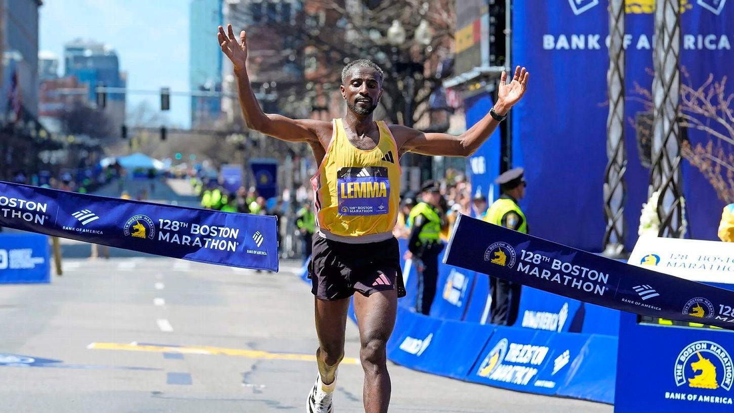 Gewann erstmals den Boston-Marathon: Sisay Lemma.