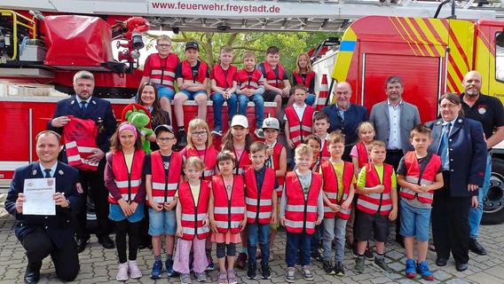 Darum gründete die Feuerwehr Freystadt vor kurzem eine eigene Kinder-Truppe