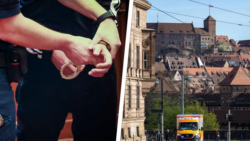 Polizei-Attacke in Nürnberg: Mann rastet aus - Beamter in Oberschenkel gebissen