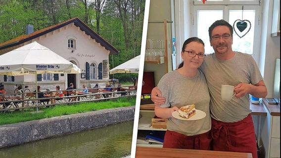 Gemütliche Rast am alten Kanal bei Mühlhausen: Das Schleusen-Café „Zur Ludwigslust“ ist wieder offen