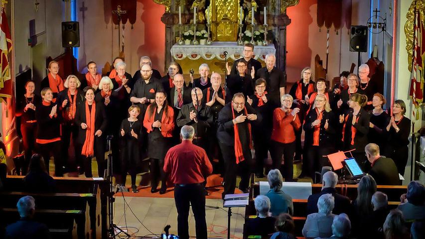Der Langensendelbacher Chor „ImPuls“ sammelte singend Spenden
