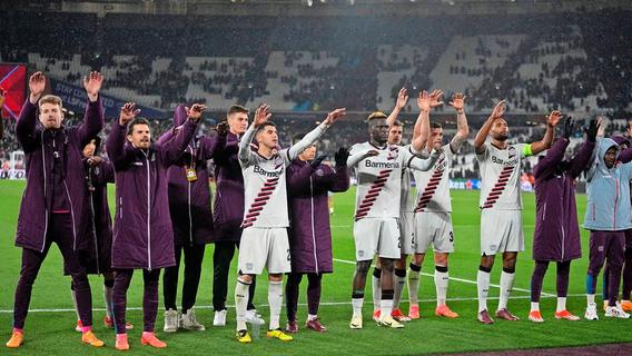 Wieder ein spätes Tor: Leverkusen mit Rekord im Halbfinale