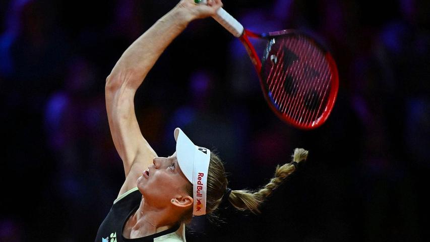 Hat sich die Chance aufs Finale gesichert: Jelena Rybakina.