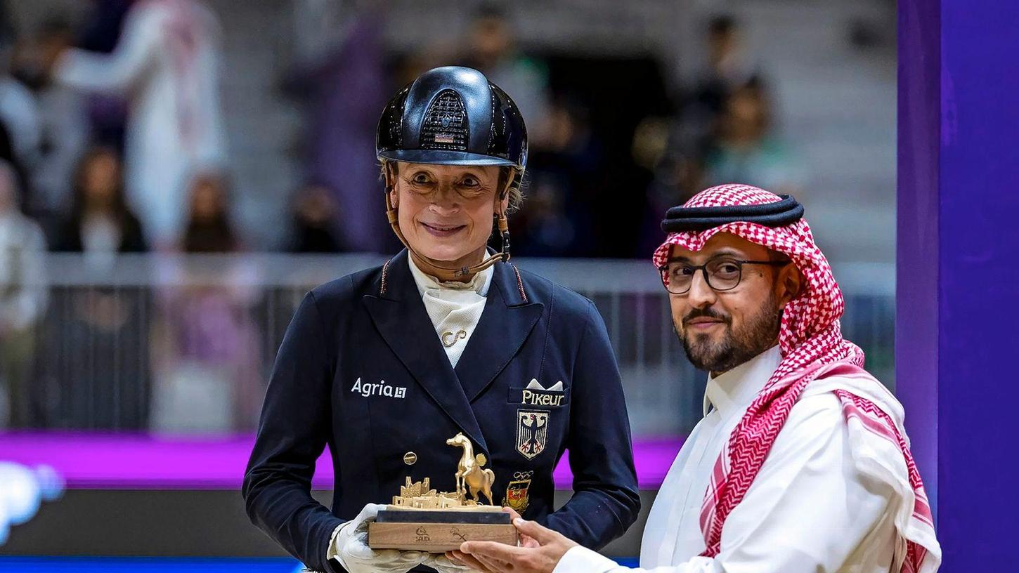 Isabell Werth wurde beim Weltcup-Finale in Riad Dritte.