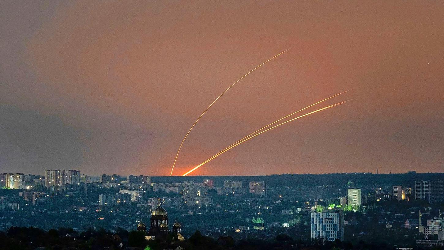 Russische Raketen werden von der Region Belgorod aus auf die Ukraine abgefeuert.