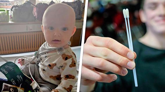 Seltene Immunkrankheit: Der neun Monate alte Jonas aus Feucht braucht einen Stammzellspender