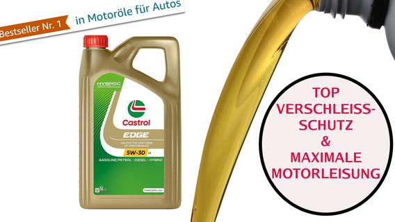 Motorschutz und maximale Leistung: Bestes Motoröl Castrol Edge 5W-30 Longlife hier am günstigsten